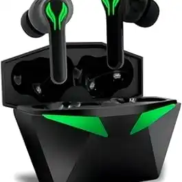 Fone de Ouvido Gamer Bluetooth 5.3 Sem Fio com Microfone Embutido – Som Estéreo, Design Ergonômico, Cor Preto