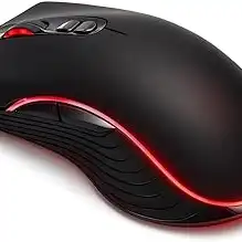 Mouse Gamer RGB 7 Botões 4800 DPI Design Ergonômico - Cabo 1,5m Luz Led RGB Jogo com Velocidade e Precisão