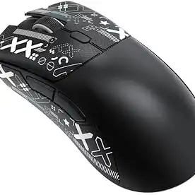 Mouse Gamer ATTACK SHARK R1 Sem Fio 18000 DPI Sensor PAW3311 RGB Recarregável – Alta Precisão e Design Ergonômico (Preto)