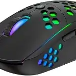 Mouse Gamer Keppni EG-110 (Ultra Leve) RGB Programável com Software Evolut Pro