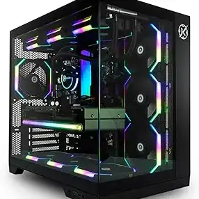 Gabinete Gamer Kalkan Asgard Preto Aquário sem fans KLK00040