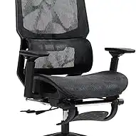 Cadeira de Escritório Ergonômica com Apoio para a Coluna, Altura Ajustável, Assento Confortável e Design Moderno para Uso em Escritórios, Home Office ou Estudo - Posture Office
