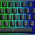 Teclado Magnético Gamer Redragon Fizz RGB Preto 60% Polling Rate 8K Rapid Trigger Switch Linear K617RGB-M