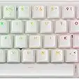 Teclado Mecânico Gamer Sem Fio Logitech G PRO X 60 LIGHTSPEED com Design Ultra Compacto TKL 60%, Switch Óptico GX Tactile, RGB LIGHTSYNC, Conexão Bluetooth ou USB, Compatível com Windows - Branco
