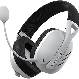 Havit Fone de Ouvido Headset Gamer Fuxi-H3 White Black, Com Fio e Sem Fio, Wireless 2,4GHz, Bluetooth, Cabo USB-C, Cabo 3,5mm. Surround, Baixa Latência, Quad-Mode