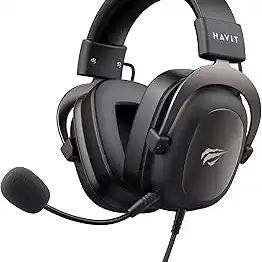 Havit Headphone Fone de Ouvido H2002d, Gamer, com Microfone, Falante 53mm, Plug 3, 5mm: compatível com XBOX ONE e PS4, HAVIT, HV-H2002d