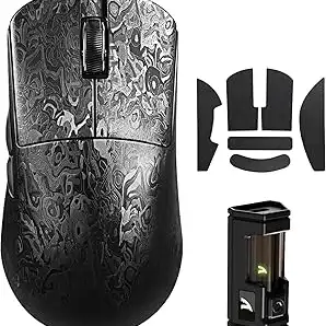 Mouse gamer sem fio Attack Shark R11 Ultra 8K de fibra de carbono, sensor PAW3950 MAX, 49 g ultraleve, chip MCU nórdico 52840, 42.000 DPI, fita, com fio/BT/2,4 GHz, mouse programável sem fio para PC
