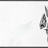 Mousepad Gamer Redragon Flick XL Special Edition Cypher Branco e Preto 400x900mm P032A