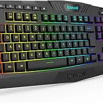 TECLADO MEMBRANA GAMER REDRAGON HARPE WIRELESS PRETO