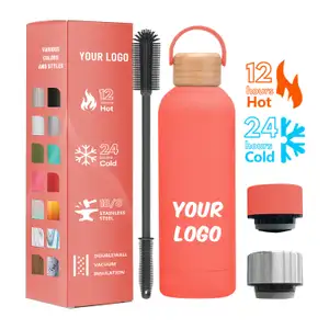 Garrafa Térmica Dupla Parede Inox com Bocal Ergonômico 500ml