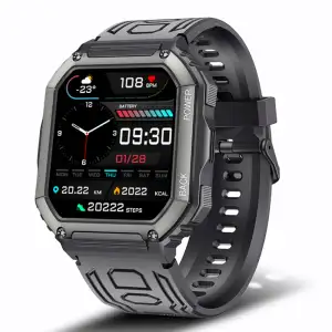 Smartwatch SENBONO C20S Masculino com Tela OLED, Bateria de Longa Duração, Monitor de Frequência Cardíaca, Rastreador de...