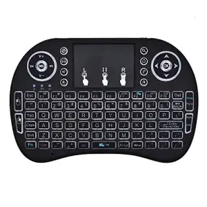 Mini Teclado Sem Fio i8 2.4G com Touchpad e Air Mouse para Smart TV e PC