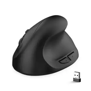 Mouse Gamer Vertical Ergonômico X10 Sem Fio 2.4G Conforto Postural