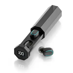 Atacado Top Quality Touch Digital Display Ear Earbuds Fone De Ouvido com Caso De Carregamento TWS Gaming True Wireless Earphones