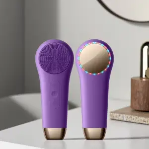 Mais novo Personalizado Silicone À Prova D' Água Sonic Facial Escova De Limpeza Atacado Esfoliante Rosto Cepillo De Limpieza...