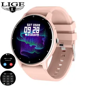 Relógio Inteligente LIGE BW0223 com 2 Pulseiras para Mulheres Monitor de Saúde à Prova d'Água Rastreador de Saúde Esportivo...