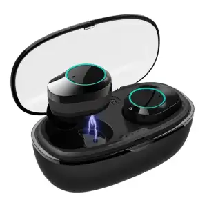 Fones de Ouvido Sem Fio HAMTOD G05 IP6X à Prova d'Água com Caixa de Carregamento Magnética e Toque 5.0