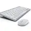 Kit Combo Teclado e Mouse Sem Fio 2.4G Slim Ergonômico — foto 1
