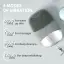 Escova de Limpeza Facial de Silicone, Esfoliador Facial à Prova d'Água, Escova Elétrica para Limpeza e Esfoliação para Homens — foto 5