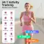 BWB3 Pulseira inteligente SDK para mulheres, ultraleve e fina, com pulseira metálica IPS, monitor de frequência cardíaca e... — foto 5