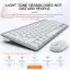 Kit Combo Teclado e Mouse Sem Fio 2.4G Slim Ergonômico — foto 3